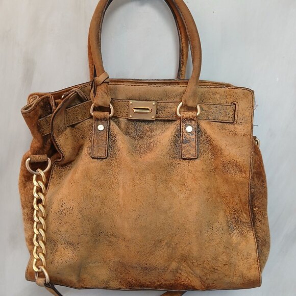 Michael Kors Distressed Satchel & Wallet - Picture 15 of 16